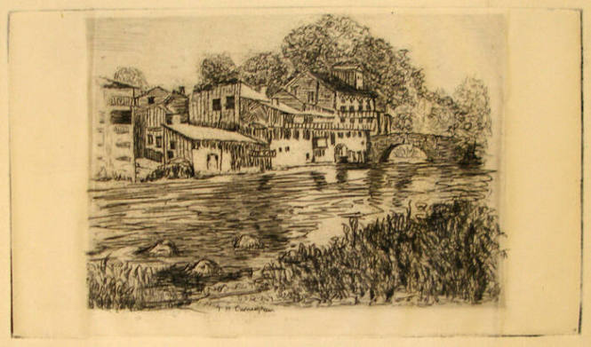 Houses near Stream