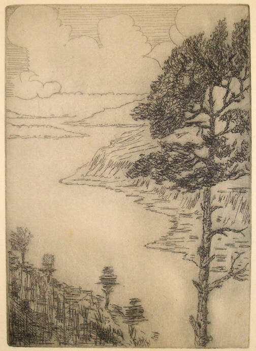 Lake (George?) and Trees