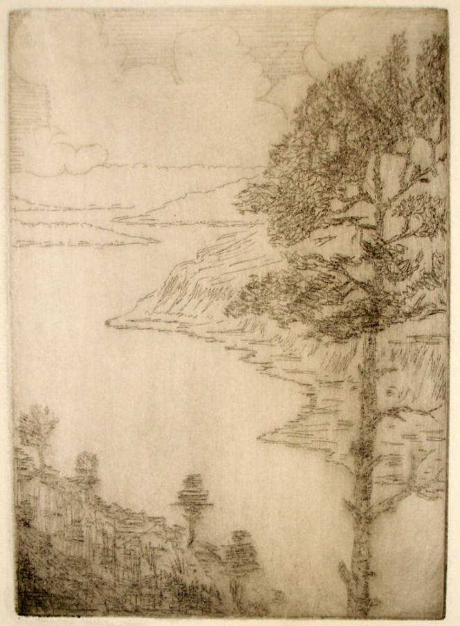 Lake (George?) and Trees