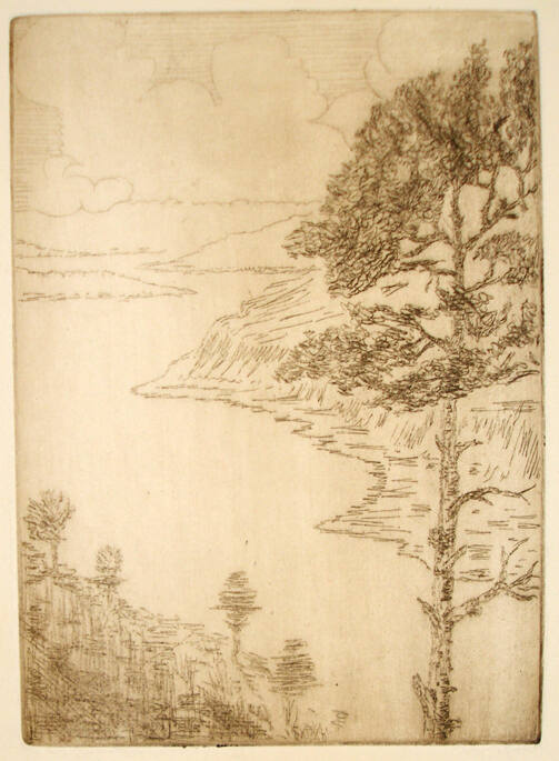 Lake (George?) and Trees