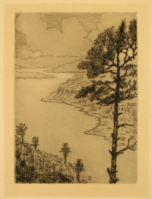Lake (George?) and Trees