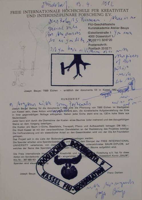 Untitled (Stamped Letter Drawing)
