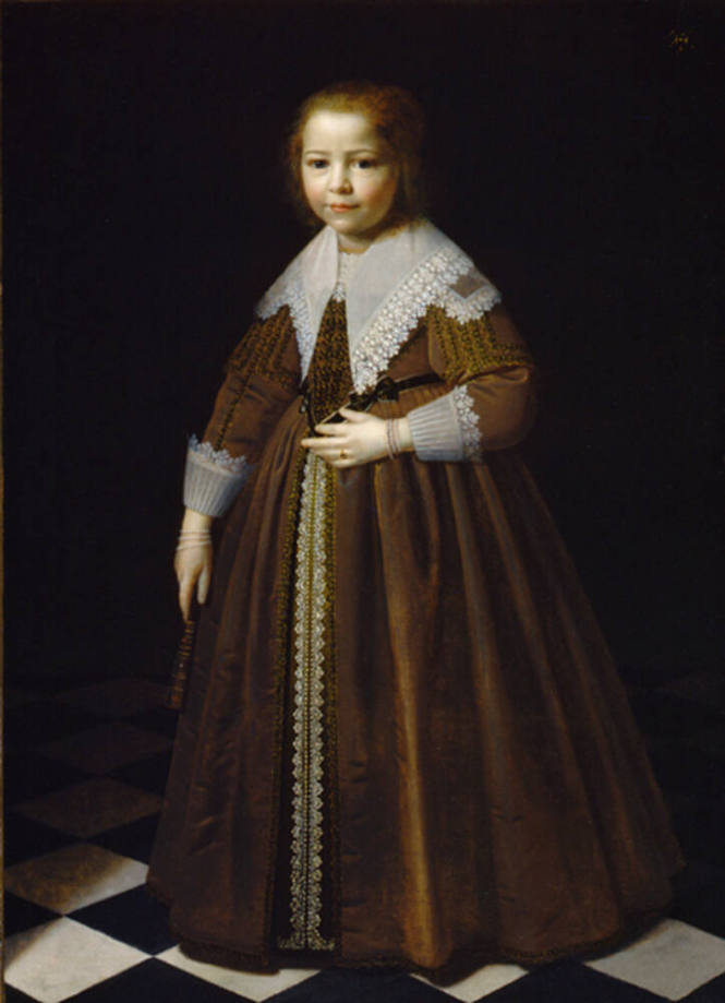 Paulus Moreelse, Dutch, 1571-1638, "Portrait of a Girl," ca. 1623-1629, oil on canvas, 46 3/8 x…