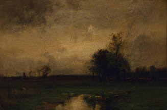 John Francis Murphy (American, 1853 - 1921)  Landscape, ca. 1894, oil on canvas, 8 × 12 in., Th…