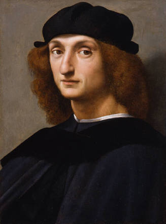 Raphael (attributed to), (Italian, 1483 – 1520), "Portrait of a Young Man", ca. 1510, Oil on ca…