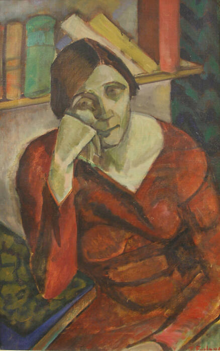 Thomas Furlong (American, 1886-1952), Portrait of Wilhemina Weber Furlong, 1920, oil on canvas,…