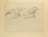 Untitled (Reclining female nude)