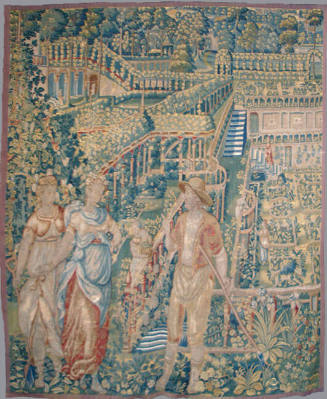 Maker Unknown, Franco-Flemish, Allegory of Spring with Flora, Vertumnus, and Pomona, ca. 1600, …