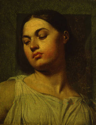 Jean-Auguste-Dominique Ingres, French, 1780 - 1867, Study for the Head of Victory,  1826-1827, …