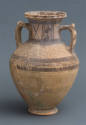 Artist Unknown, Cypriot, Amphora, 1050-750 B.C.E., Clay, 12 1/2 in., The Hyde Collection, Glens…