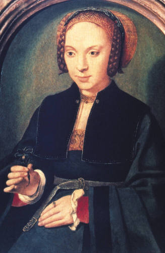 Bartholomaeus Bruyn, the Elder (German, 1493 – 1555), "Portrait of a Lady", ca. 1535, Oil on pa…