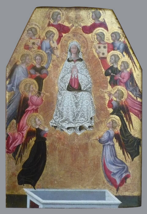 Pellegrino di Mariano (Italian, born 1442),  Assumption of the Virgin Mary, ca. 1475, tempera a…