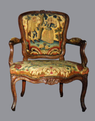 Curved-back Armchair