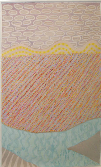 Richard Callner, American, 1927-2007, New York Waterway VI, 1995, watercolor and gouache on rag…