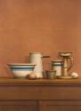Still Life with Eggs, Candlestick & Bowl