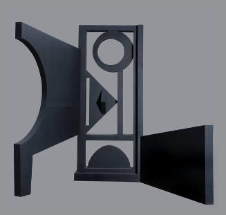 Dorothy Dehner (American 1901-1994) Sanctum with WIndow II, 1990-1991 , painted aluminum,  150 …
