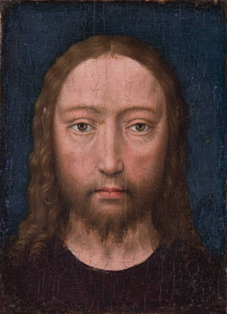 Hans Memling, (School of), (Netherlandish, ca. 1430 - 1494) Head of Christ, ca, 1480, oil on pa…