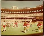 Joel Meyerowitz, American, b. 1938, Busch Stadium, St. Louis and the Arch, 1978, vIntage chromo…
