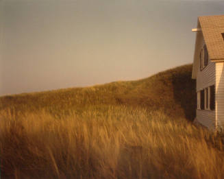 Joel Meyerowitz, American, b. 1938, Dunes, Grass, House, Truro, 1984, vIntage chromogenic conta…