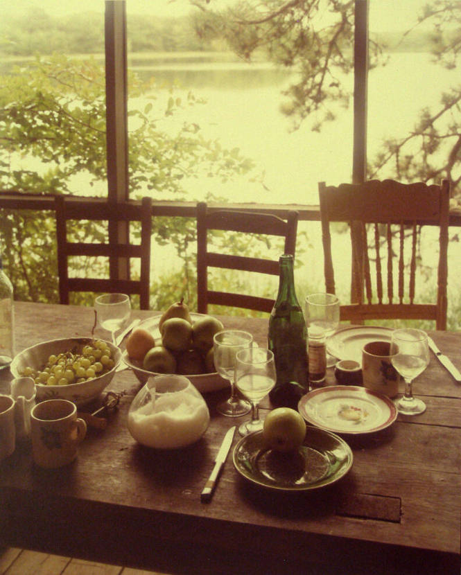 Joel Meyerowitz, American, b. 1938, Still LIfe, Wellfleet, 1983, vIntage chromogenic contact pr…