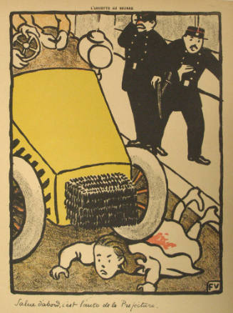 Salue d'abord, c'est l'auto de la Prefecture (Salute then, it is the prefecture's car)