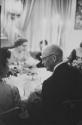 Eisenhower at a state dinner, Paris