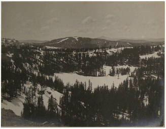 William E. Dassonville, American, 1879-1957, High Sierras in snow, ca. 1930, gelatin silver pri…