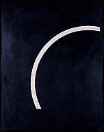Stephen Antonakos, American (b. Greece), 1926-2013, "Fragment of a Circle," 1976, graphite on p…