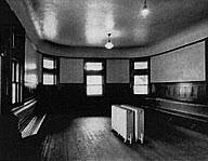 Tom Crane (American), Erie-Lackawanna R.R. Waiting Room, Bernardsville, NY, 1973, black and whi…