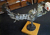 Grant Joslin (American. b. 1900) Styx Ship, 1961, cast and brazed bronze, 38 x 45 1/2 x 23 in.,…