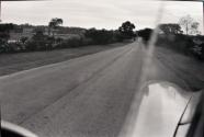 Untitled (road to prison from inside car)