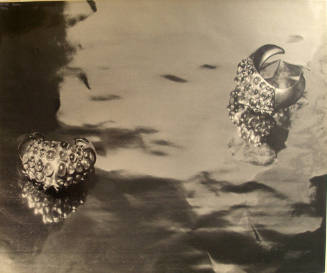 Ilse Bing, American, b. Germany, 1899-1990, Bejeweled rings in shimmery background, 1933, vinta…