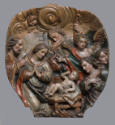 Unknown, Spanish, Adoration of the Christ Child (Nativity), ca. 1650, wood  and polychrome with…