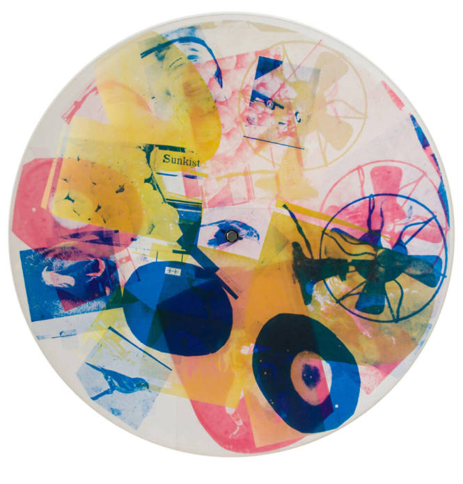 Robert Rauschberg, American (1925-2008), Passport, 1967, three silkscreens on rotating Plexigla…