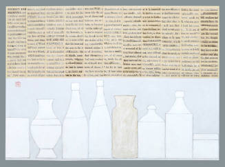 Fern Apfel, American, b. Skyline, 2014, collage and acrylic on museum board, 13 x 14 inches, Th…