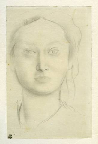 Edgar Degas (French, 1834 - 1917), Mlle. Marguerite Degas (Mme. Fevre), ca. 1865, graphite, 8 1…