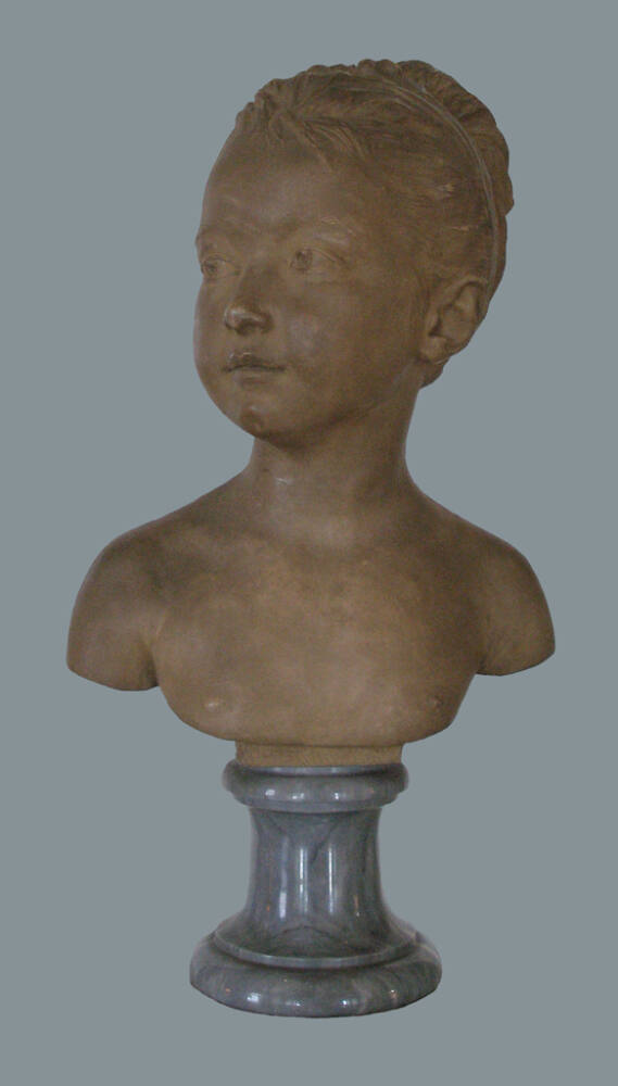 after, Houdon, Jean-Antoine Houdon (French, 1741 - 1828) Louise Brongniart, no date, terracotta…