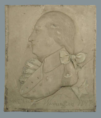 Wax Relief Profile Portrait of George Washington
