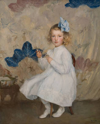 Edmund Tarbell, American (1862-1938), "Portrait of Mary Van Ness Hyde", 1909, oil on canvas, 49…
