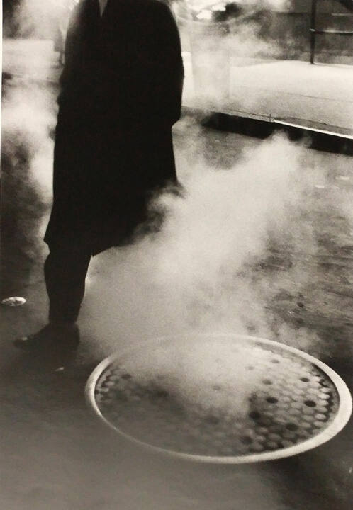 Louis Stettner (American, 1922-2016) Man Near Manhole, Times Square, New York City, 1954, print…