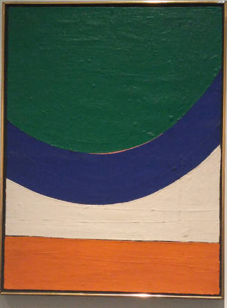 Al Held (American, 1928 - 2005), Composition, oil on canvas, 30 × 22 in., The Hyde Collection, …