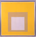 Josef Albers (American, b. Germany, 1888-1976), "Homage to the Square - Moonstone", 1962, oil a…
