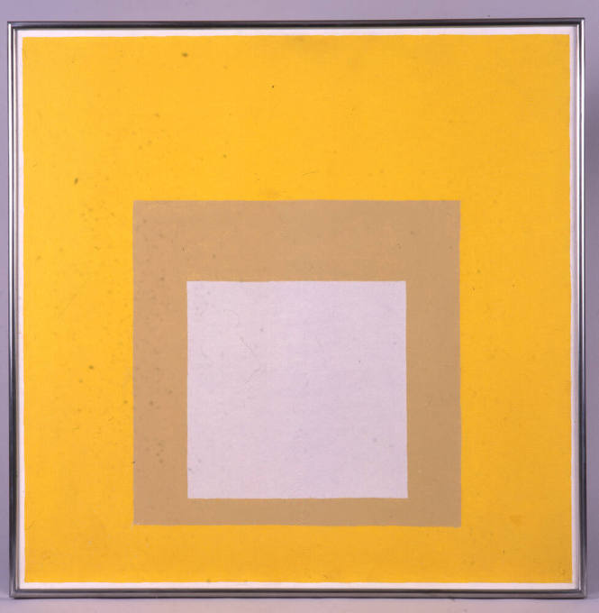 Josef Albers (American, b. Germany, 1888-1976), "Homage to the Square - Moonstone", 1962, oil a…