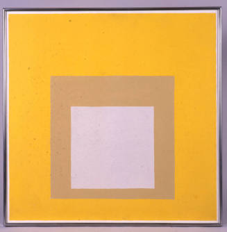 Josef Albers (American, b. Germany, 1888-1976), "Homage to the Square - Moonstone", 1962, oil a…