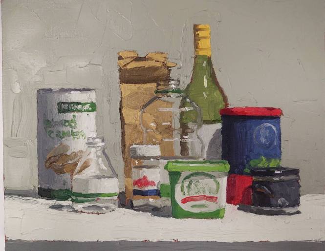 Scott Brodie (American, b. 1950) Single Stream #4, 2021, oil on canvas, 11 x 14 in., The Hyde C…