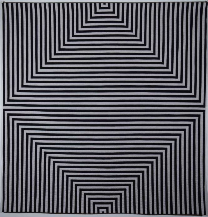 Victoria van der Laan (American, b. 1977) Thousandfold, 2021, cotton fabric, pieced and quilted…