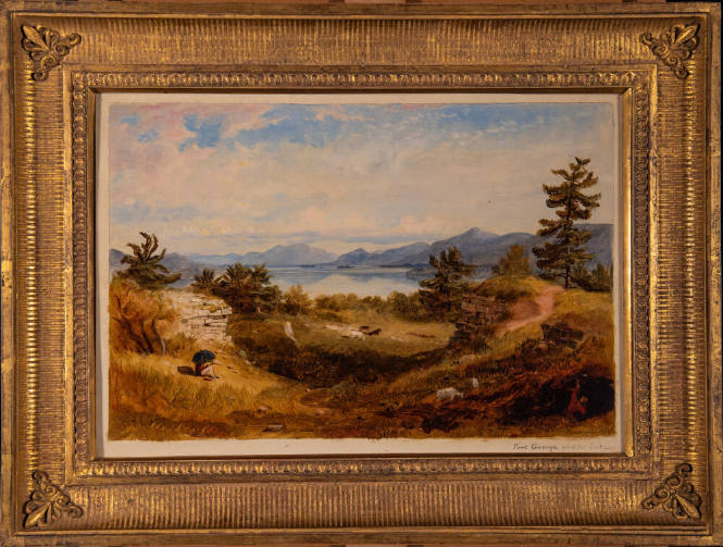 Russell Smith (American, born Scottish, 1812 - 1896), Lake George, 1848, 11 3/4 x 17 in., The H…