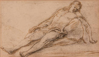 Artist Unknown, Spanish, Dying Christ, ca. 1500-1750, graphite and ink, 3 × 5 in., The Hyde Col…
