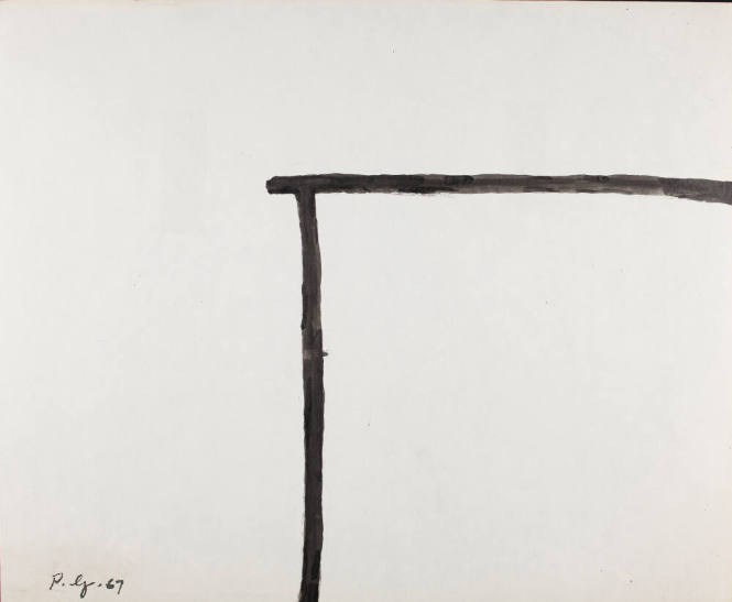 Philip Guston (American, 1913-1980), Title Unknown, 1967, ink brushed on paper, 14 x 17 in., Th…