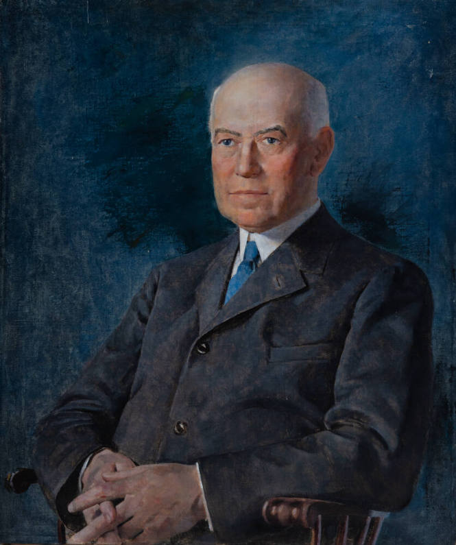 Crockwell, Douglass (American, 1904 – 1968), Portrait of Louis Fiske Hyde, ca. 1934, Oil on can…